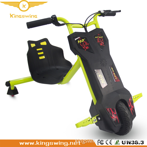 Foldable Brushless DC Motor 100W Mini Kids kick 3 Wheel Electric Scooter LED Smart Drifting Car Drift Children Bike Shaft Trike